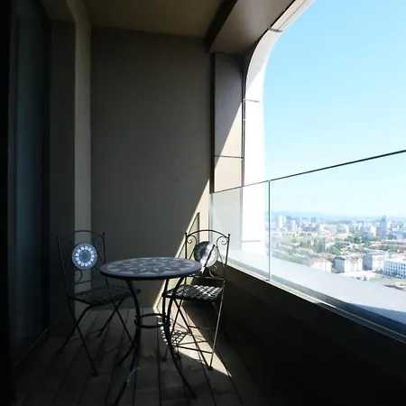 Apartment Skau White In Sky Park 3 Tower 27 Floor Panoramic View Free Parking Bratislava