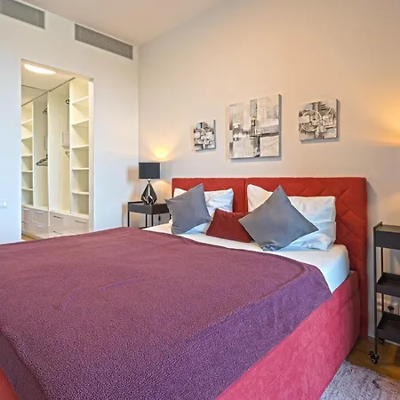 Διαμέρισμα Skau Sky Park White By Zaha Hadid 3 Tower 27 Floor Panoramic View Free Parking *