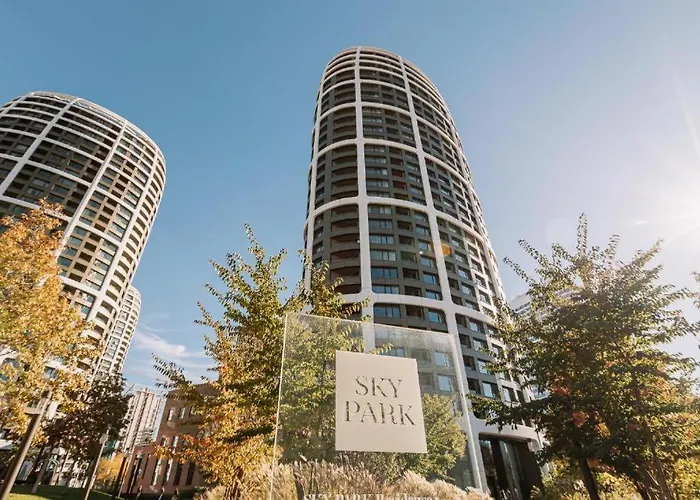 Skau Sky Park White By Zaha Hadid 3 Tower 27 Floor Panoramic View Free Parking Μπρατισλάβα