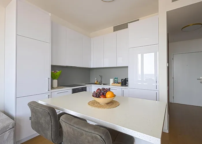 Skau Sky Park White By Zaha Hadid 3 Tower 27 Floor Panoramic View Free Parking Διαμέρισμα