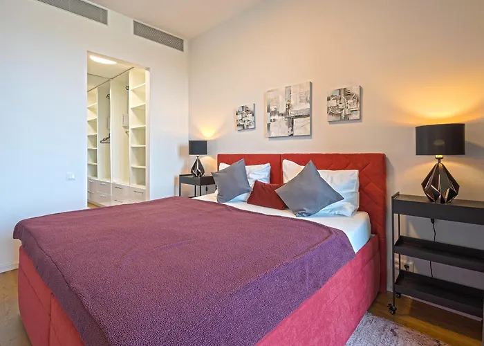 Διαμέρισμα Skau Sky Park White By Zaha Hadid 3 Tower 27 Floor Panoramic View Free Parking *